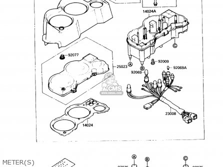 METER(S) - EX250F3 NINJA 250R 1989 USA CALIFORNIA CANADA