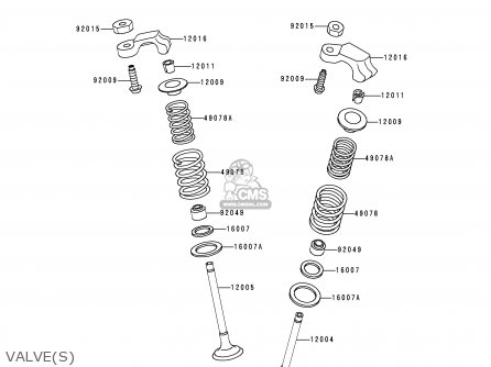 VALVE(S) - EX250F4 NINJA 250R 2000 USA CALIFORNIA