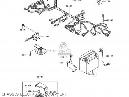 CHASSIS ELECTRICAL EQUIPMENT - EX250F4 NINJA 250R 2000 USA CALIFORNIA