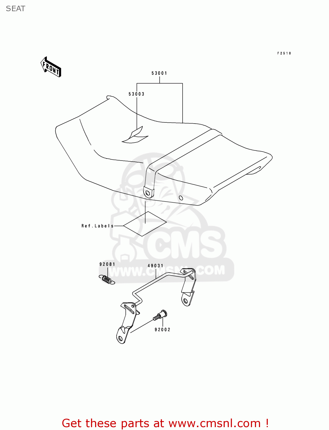 SEAT EX250F6 GPX250R 1992 EUROPE