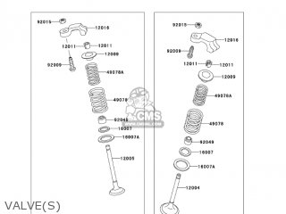 VALVE(S) - EX250F6F NINJA 250R 2006 USA CALIFORNIA