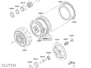 CLUTCH - EX250F6F NINJA 250R 2006 USA CALIFORNIA
