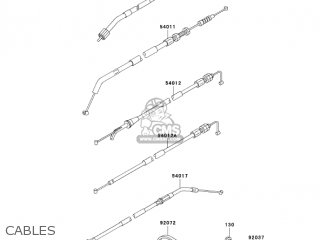 CABLES - EX250F6F NINJA 250R 2006 USA CALIFORNIA