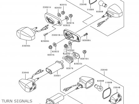 TURN SIGNALS - EX250F7 GPX250R 1993 UNITED KINGDOM