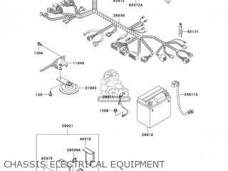 CHASSIS ELECTRICAL EQUIPMENT - EX250F7F NINJA 250R 2007 USA CALIFORNIA
