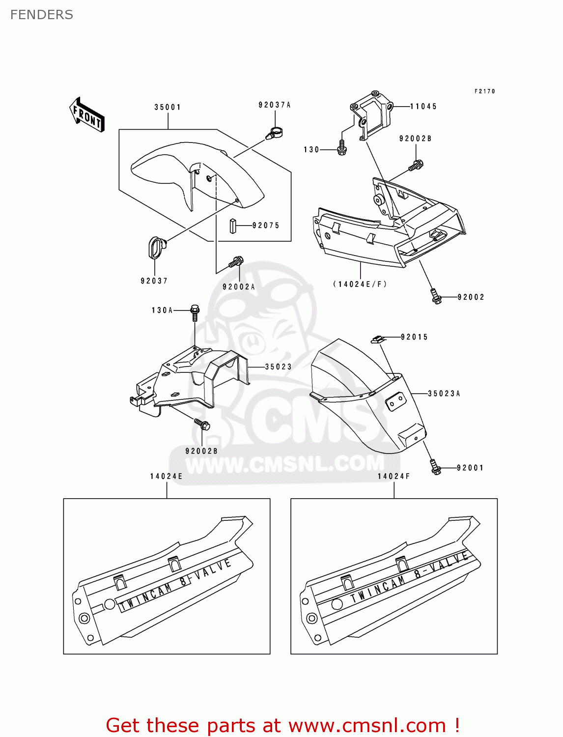 FENDERS EX250F8 GPX250R 1994 UNITED KINGDOM
