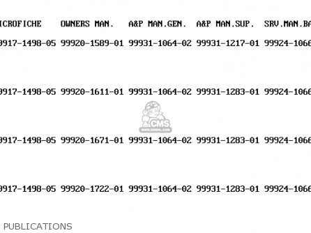 PUBLICATIONS - EX250F9 NINJA 250R 1995 USA CALIFORNIA CANADA