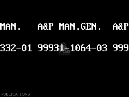 PUBLICATIONS - EX250H11 NINJA 250R 2000 CANADA