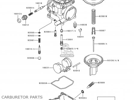 CARBURETOR PARTS - EX250H4 ZZR250 1993 NETHERLANDS IT