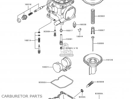 CARBURETOR PARTS - EX250H9 ZZR250 1998 SPAIN