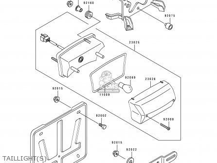 TAILLIGHT(S) - EX250H9 ZZR250 1998 SPAIN