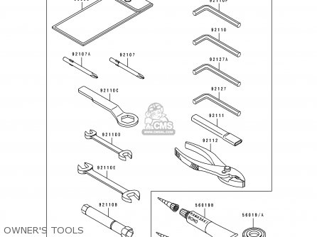 OWNER'S TOOLS - EX250H9 ZZR250 1998 SPAIN