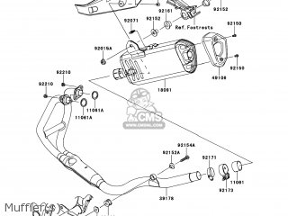 Kawasaki EX300BDF NINJA 300 2013 USA / ABS parts lists and