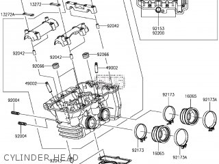 CYLINDER HEAD - EX300BHF NINJA 300 ABS 2017 EUROPE,MIDDLE EAST,AFRICA
