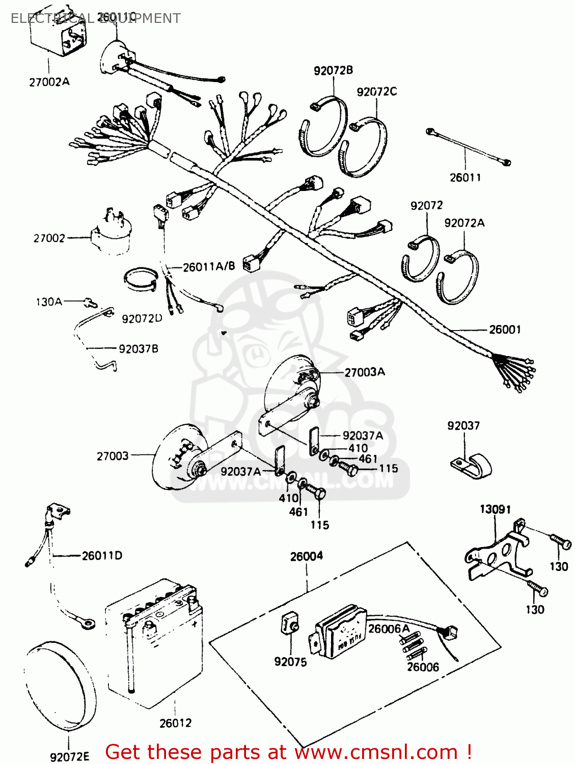 ELECTRICAL EQUIPMENT EX305A1 Z305GP 1983 EUROPE UK IT WG