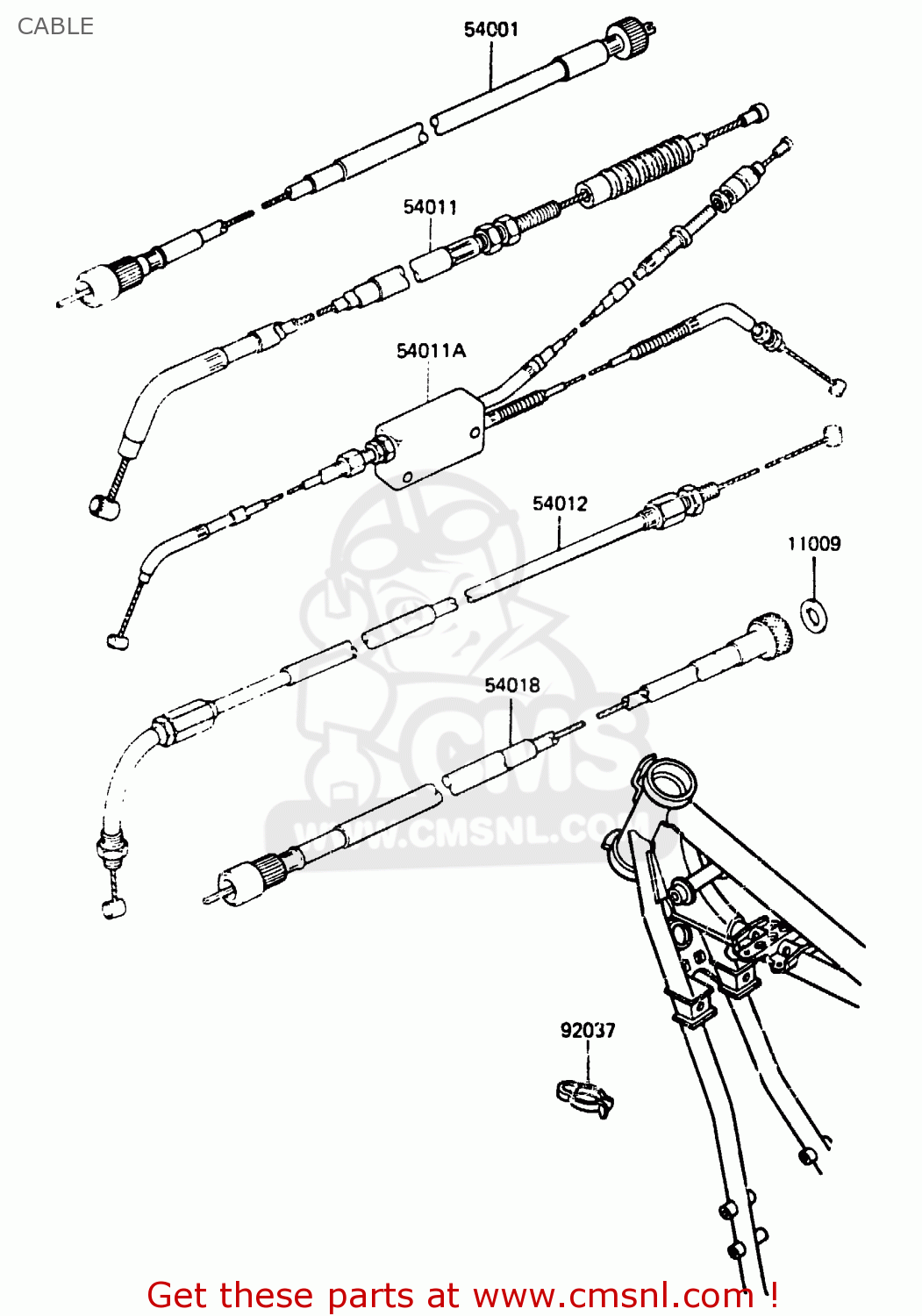 CABLE EX305A1 Z305GP 1983 EUROPE UK IT WG