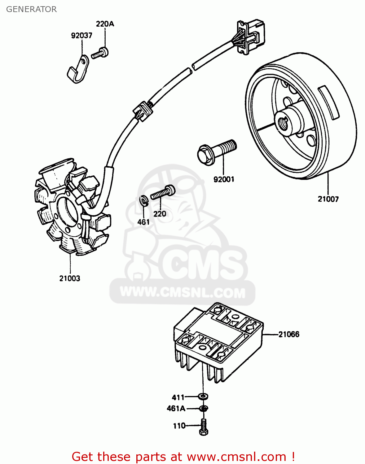 GENERATOR EX305A1 Z305GP 1983 EUROPE UK IT WG