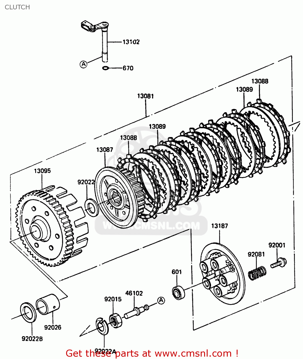 CLUTCH EX305A1 Z305GP 1983 EUROPE UK IT WG