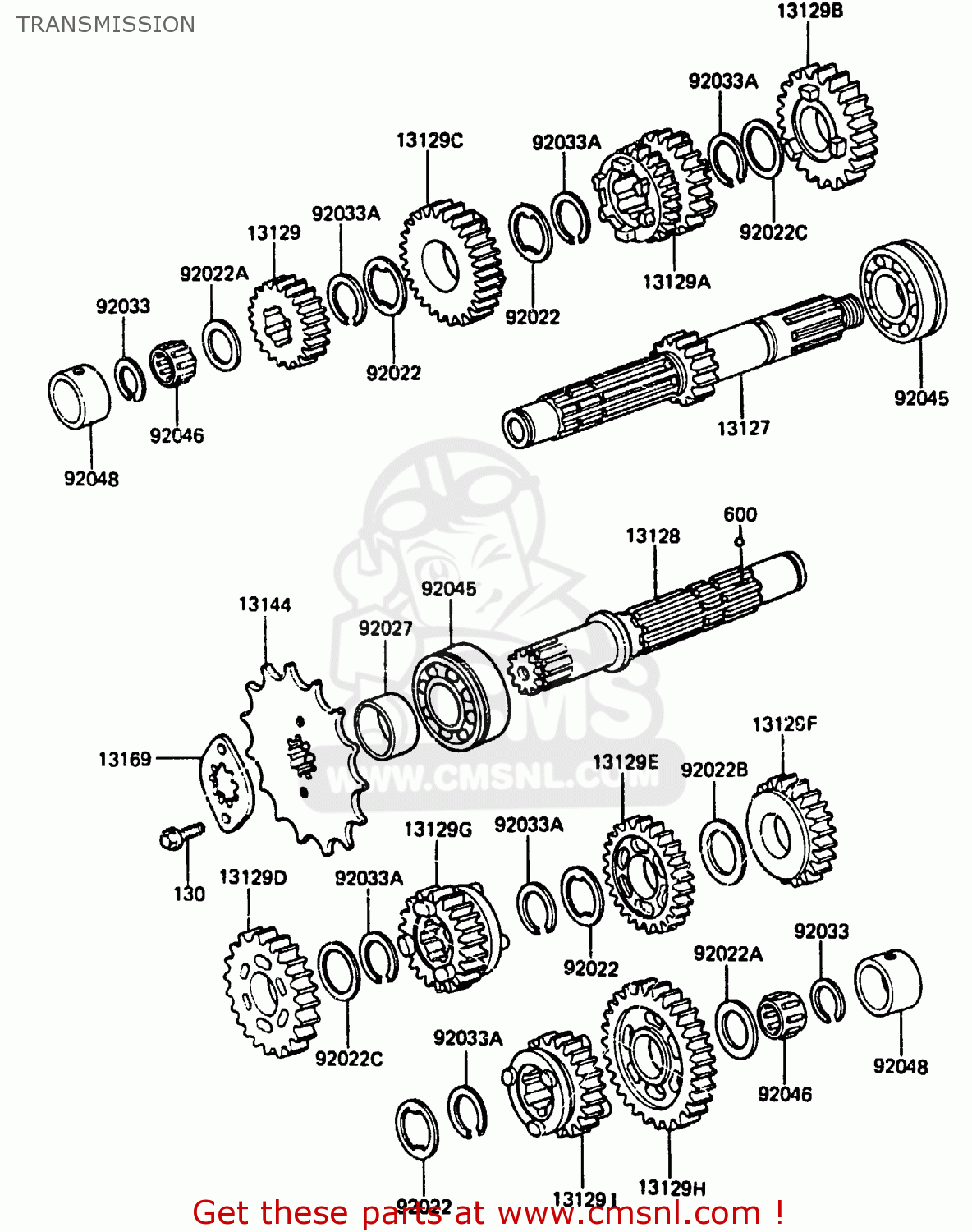 TRANSMISSION EX305A1 Z305GP 1983 EUROPE UK IT WG