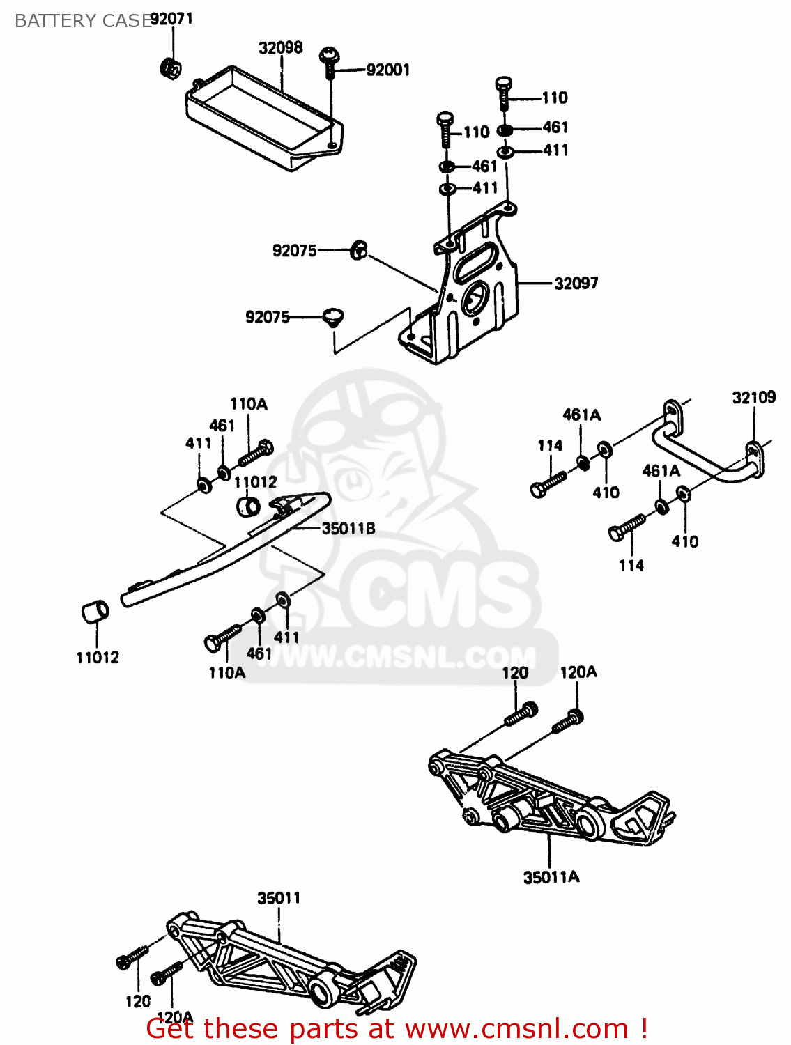 BATTERY CASE EX305A1 Z305GP 1983 EUROPE UK IT WG