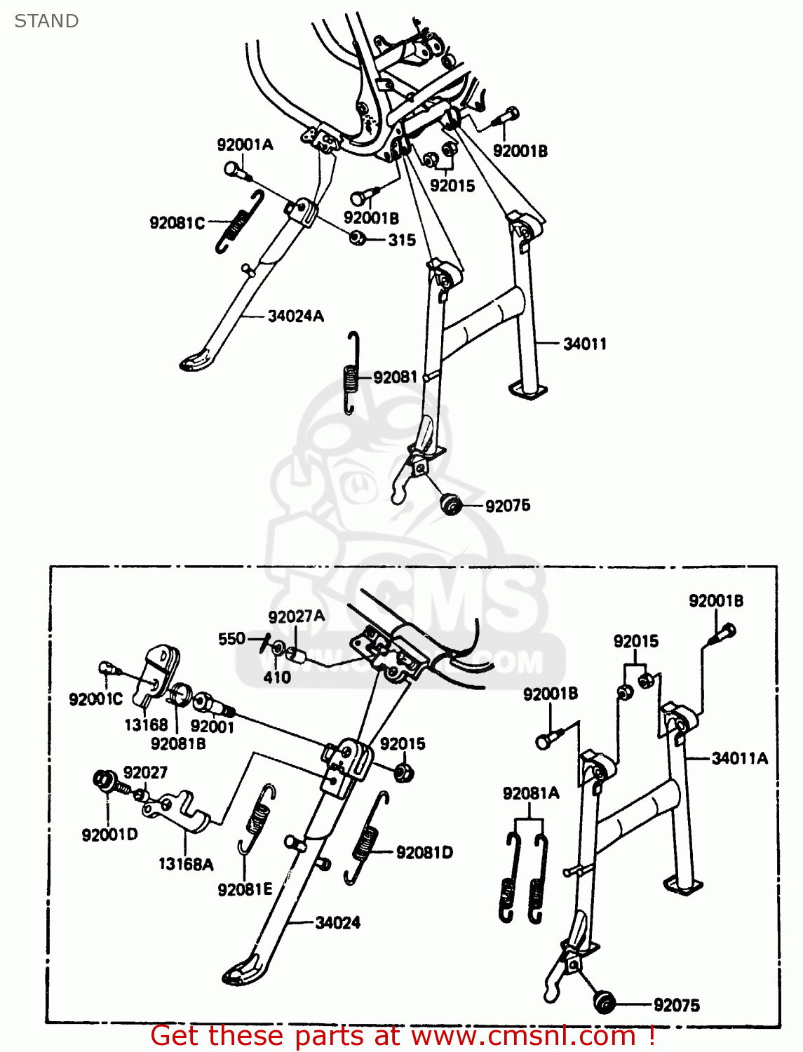 STAND EX305A1 Z305GP 1983 EUROPE UK IT WG