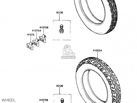 WHEEL - EX305A1 Z305GP 1983 EUROPE UK IT WG