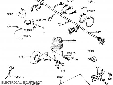 ELECTRICAL EQUIPMENT - EX305A1 Z305GP 1983 EUROPE UK IT WG