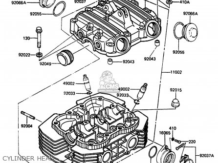CYLINDER HEAD - EX305A1 Z305GP 1983 EUROPE UK IT WG