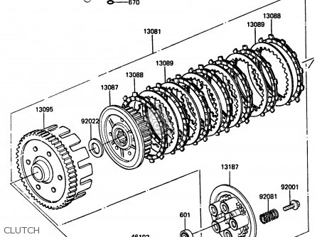 CLUTCH - EX305A1 Z305GP 1983 EUROPE UK IT WG