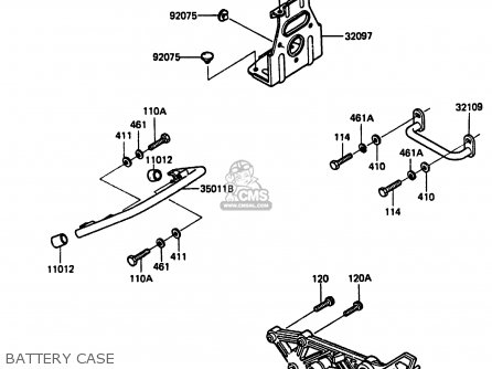 BATTERY CASE - EX305A1 Z305GP 1983 EUROPE UK IT WG