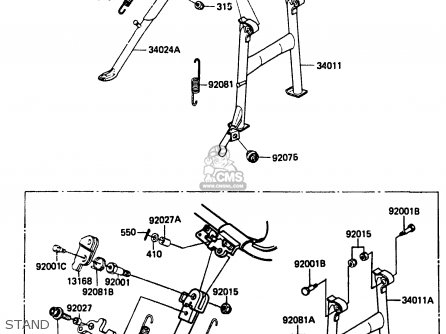 STAND - EX305A1 Z305GP 1983 EUROPE UK IT WG