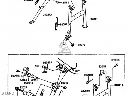 STAND - EX305A1 Z305GP 1983 EUROPE UK IT WG
