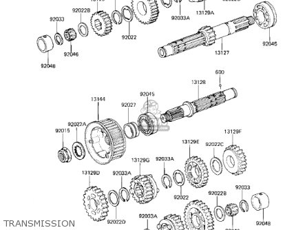 TRANSMISSION - EX305B1 GPZ305 1985 USA CANADA