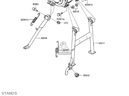 STANDS - EX305B1 GPZ305 1985 USA CANADA