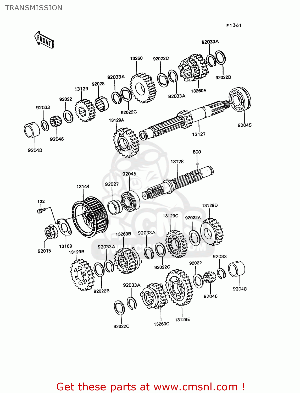 TRANSMISSION EX305B10 GPZ305 1994 EUROPE UK