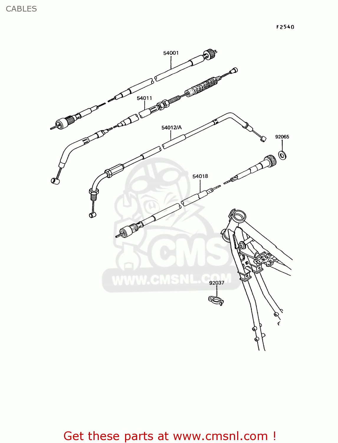 CABLES EX305B10 GPZ305 1994 EUROPE UK