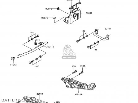 BATTERY CASE - EX305B10 GPZ305 1994 EUROPE UK