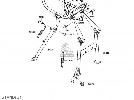 STAND(S) - EX305B10 GPZ305 1994 EUROPE UK