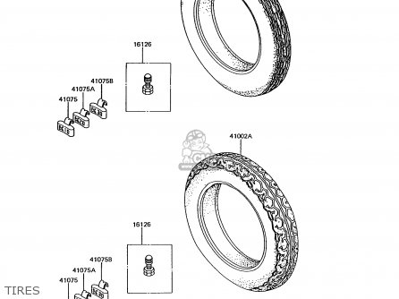 TIRES - EX305B10 GPZ305 1994 EUROPE UK