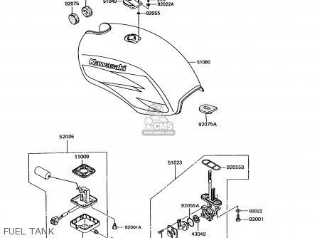 FUEL TANK - EX305B10 GPZ305 1994 EUROPE UK