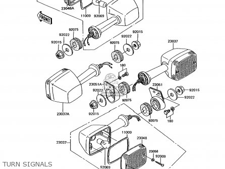 TURN SIGNALS - EX305B10 GPZ305 1994 EUROPE UK
