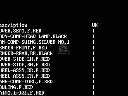 1987 EX305-B5     00 - EX305B2 GPZ305 1984 EUROPE UK GR IT FG / BELT DRIVE