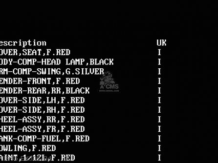 1986 EX305-B4     00 - EX305B4 GPZ305 1986 UNITED KINGDOM / BELT DRIVE