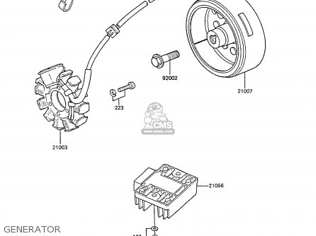 GENERATOR - EX305B5 GPZ305 1987 UNITED KINGDOM / BELT DRIVE