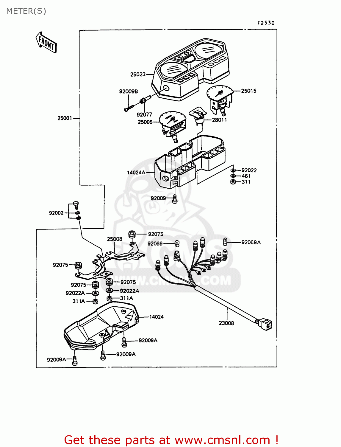 METER(S) EX305B7 GPZ305 1989 FG / BELT DRIVE