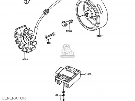 GENERATOR - EX305B7 GPZ305 1989 FG / BELT DRIVE