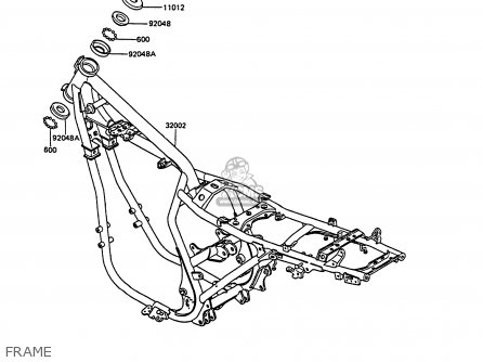 FRAME - EX305B7 GPZ305 1989 FG / BELT DRIVE