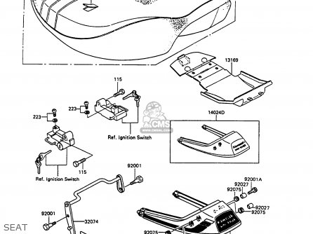 SEAT - EX305B7 GPZ305 1989 FG / BELT DRIVE