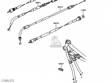 CABLES - EX305B7 GPZ305 1989 FG / BELT DRIVE
