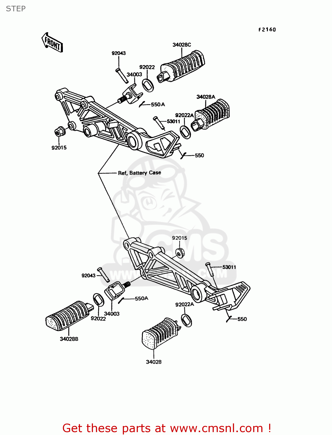 STEP EX305B8 GPZ305 1991 EUROPE UK / BELT DRIVE